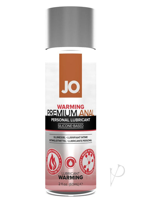 JO Premium Anal Silicone Warming Lubricant 2oz