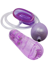 Passionate Purple Pussy Pump with Wired Remote Control - Purple