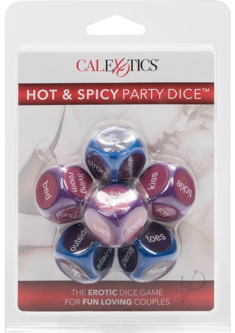 Hot and Spicy Party Dice - Multicolored