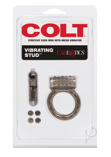 COLT Vibrating Stud Cock Ring - Black