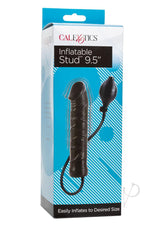 Inflatable Stud Dildo 9.5in - Black