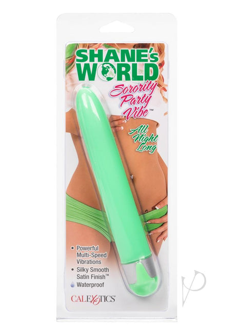 Shane's World Sorority Party Vibe All Night Vibrator - Green