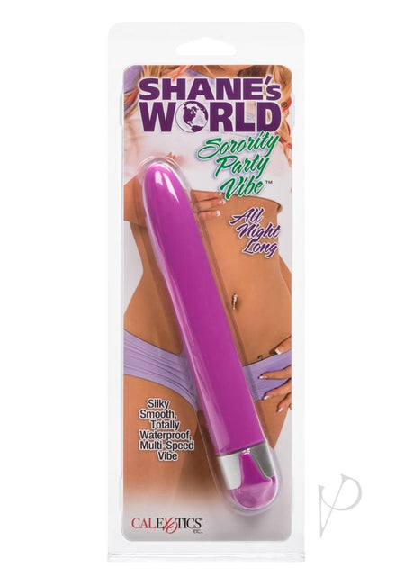 Shane's World Sorority Party Vibe All Night Vibrator - Purple