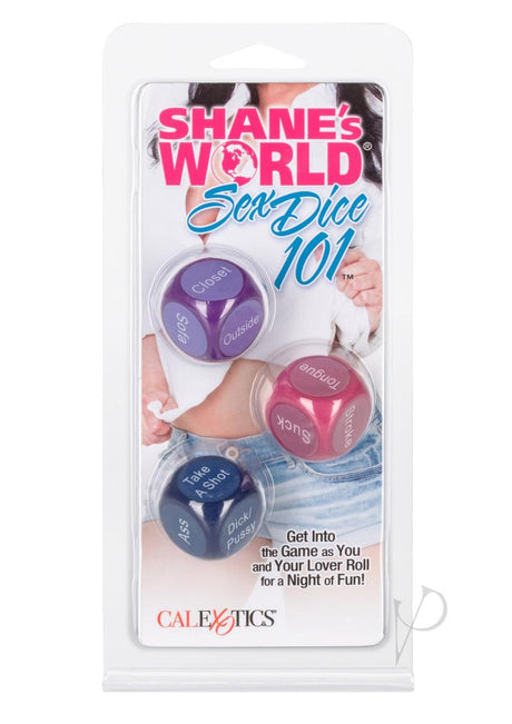 Shane's World Sex Dice 101 - Multicolored