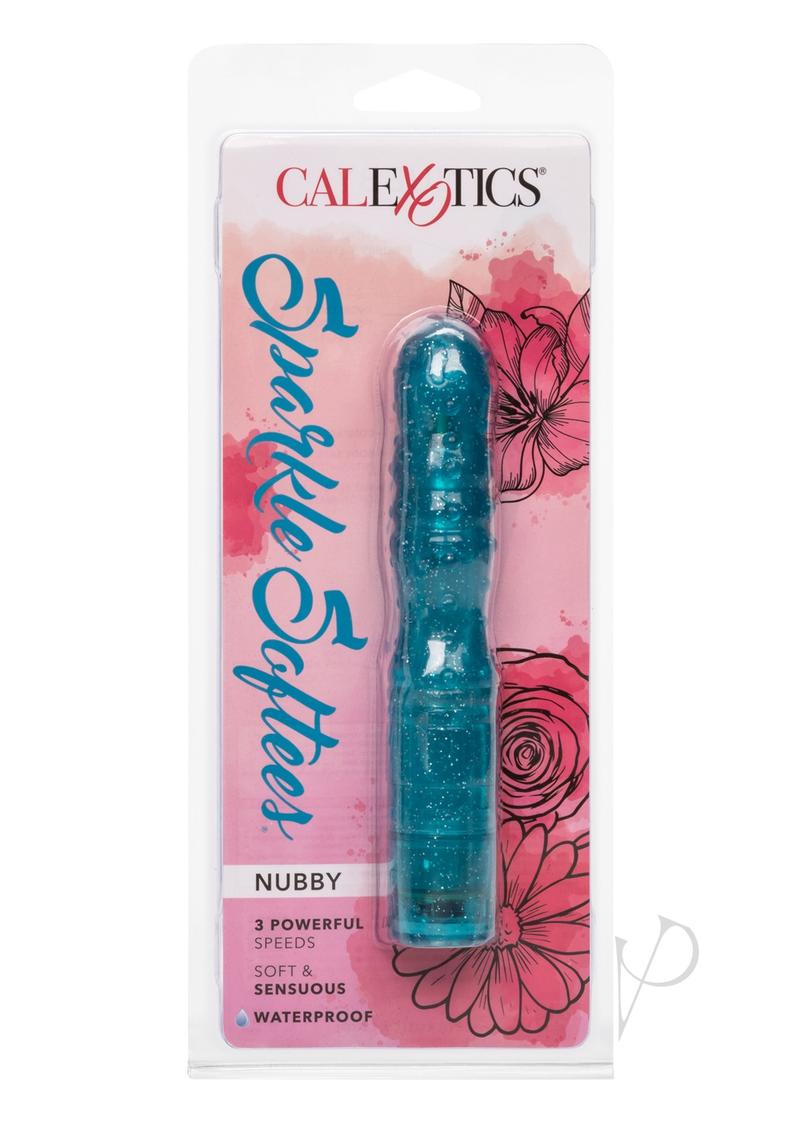 Sparkle Softees Nubbie Vibrator - Teal