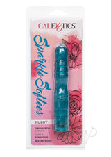 Sparkle Softees Nubbie Vibrator - Teal