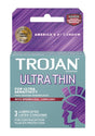 Trojan Ultra Thin Armor Spermicide Condom 3 Pack