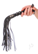 Fetish Fantasy Series Beaded Cat-O-Nine Tails - Black