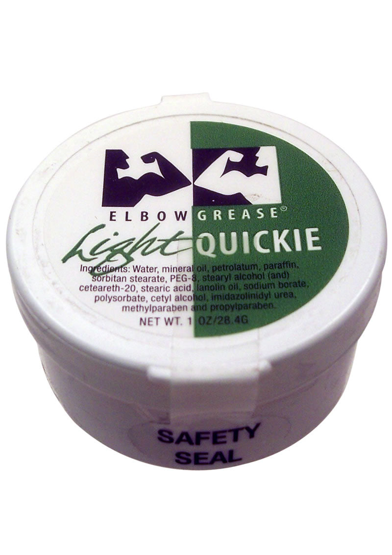 Elbow Grease Light Quickie Cream Lubricant 1oz