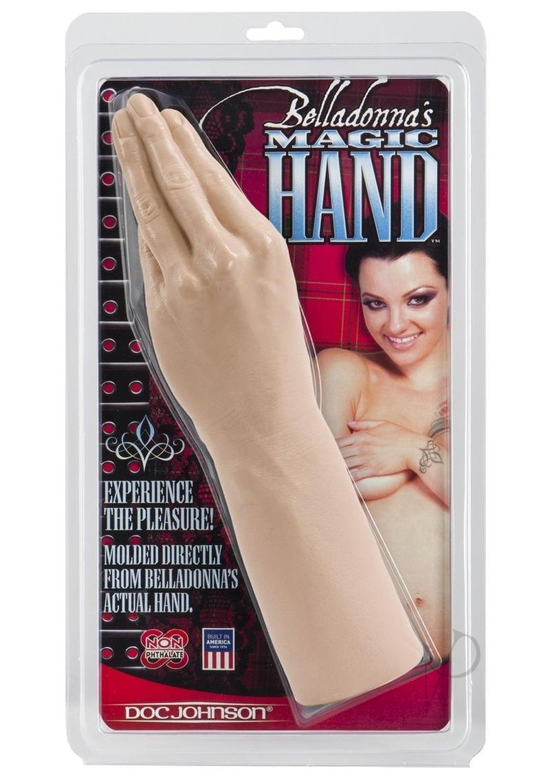 Belladonna's Magic Hand Dildo 11.5in - Vanilla