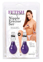 Fetish Fantasy Series Nipple Erector Set - Purple and Clear