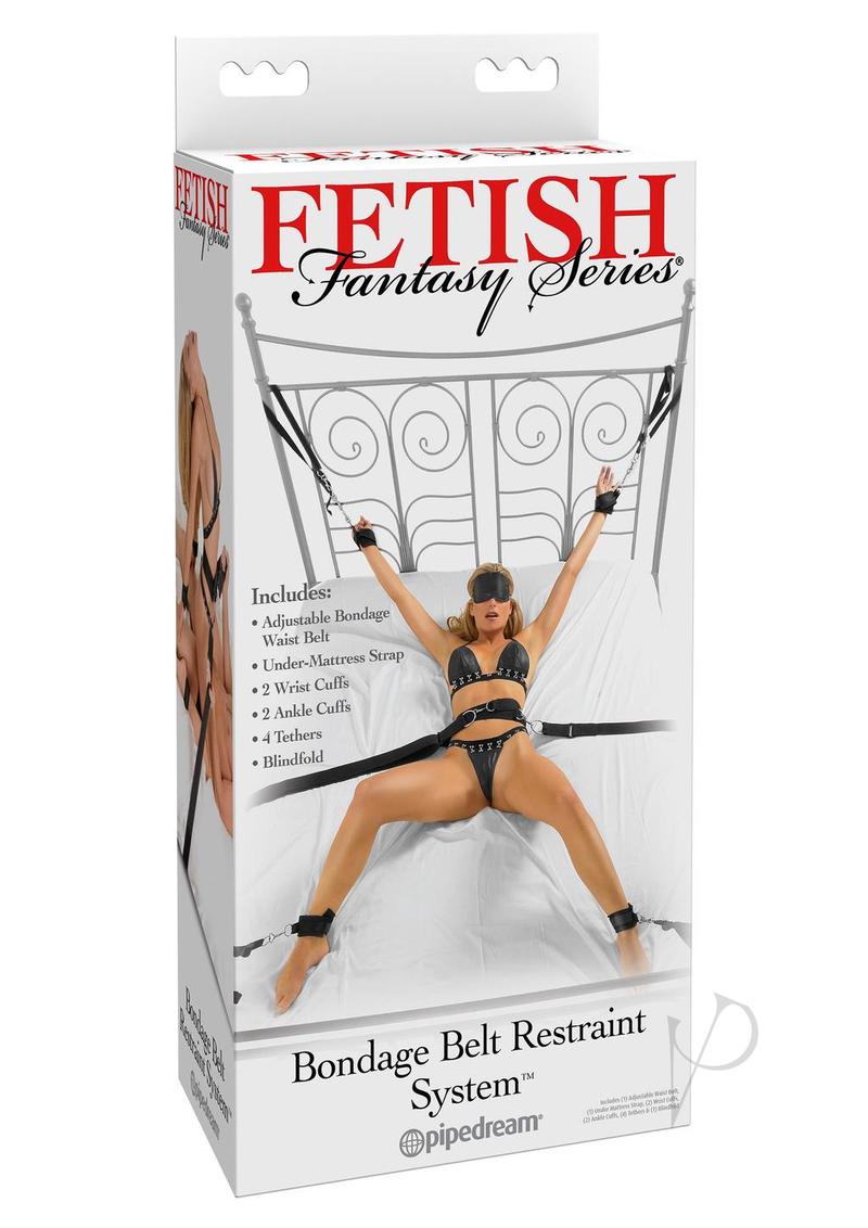 Fetish Fantasy Series Bondage Belt Restraint System - Black