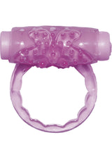 Humm Dinger Super Turbo Vibrating Cock Ring - Purple