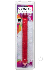 Crystal Jellies Double Dildo 18in - Pink