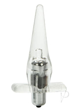 Mini Vibro Tease Vibrating Butt Plug - Clear