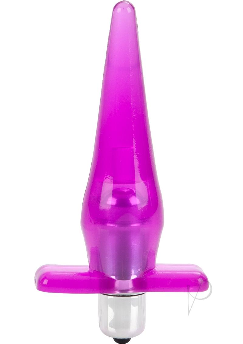 Mini Vibro Tease Vibrating Butt Plug - Pink