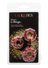 Magic C Rings Cock Rings (3 Piece Set) - Red