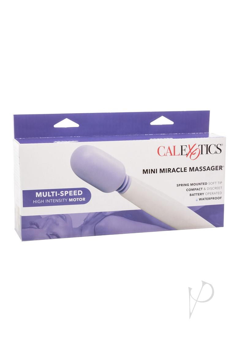 My Mini Miracle Massager Wand Waterproof 7.75in - White/Purple