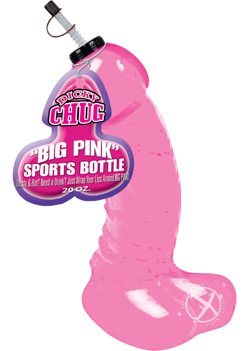 Dicky Chug Big Sports Bottle 20 Ounce Pink