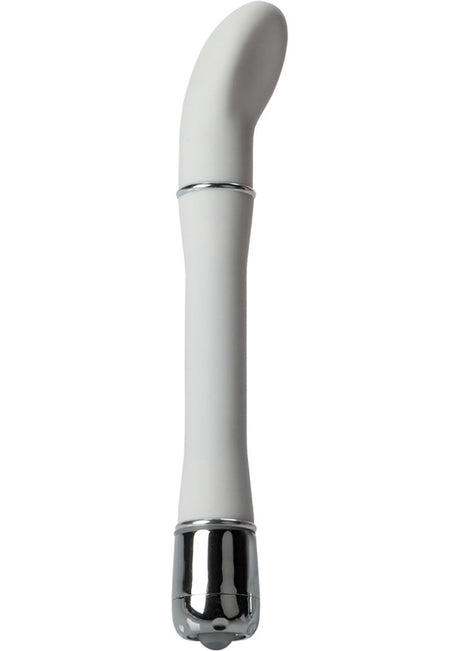 Lulu Satin Scoop Vibrator - White