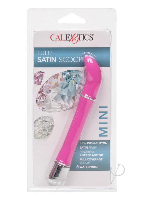 Lulu Satin Scoop Vibrator - Pink