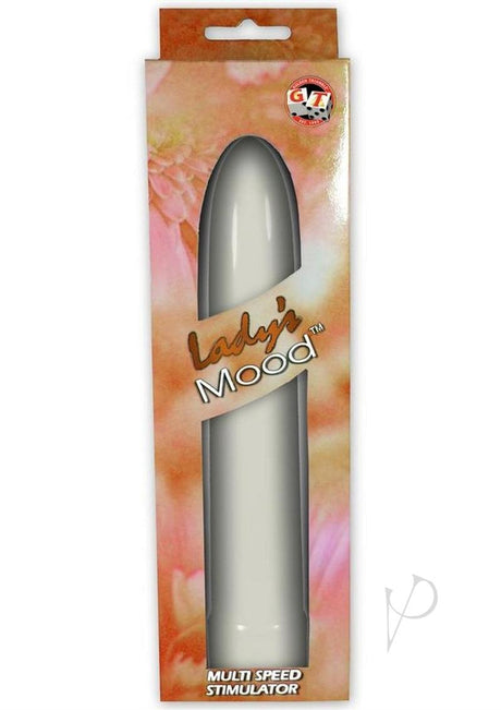 Lady's Mood Plastic Vibrator - Vanilla