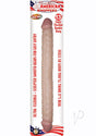 Real Skin All American Whoppers Double Dildo Dildo 13in - Vanilla