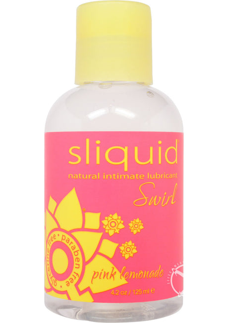 Sliquid Naturals Swirl Water Based Lubricant Pink Lemonade 4.2oz