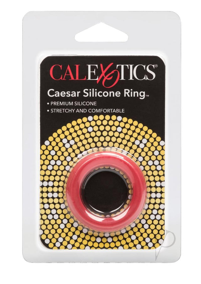 Caesar Silicone Cock Ring - Red