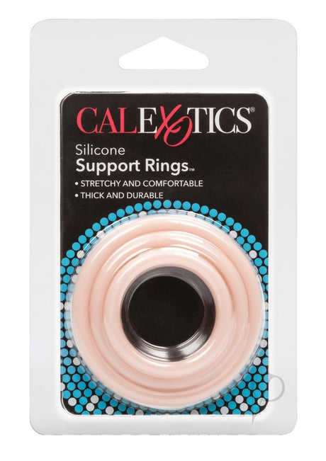 Silicone Support Rings Cock Rings (3 Piece Set) - Ivory