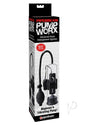 Pump Worx Beginner's Vibrating Pump Advanced Penis Enlargement System - Clear and Black