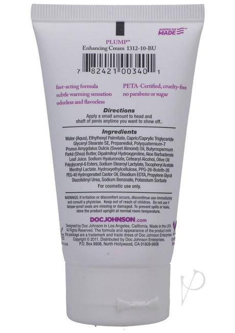 Plump Enhancement Cream For Men 2oz - Bulk