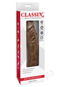 Classix Jelly Chocolate Dream No. 2 Realistic Vibrating Dildo 8in - Chocolate
