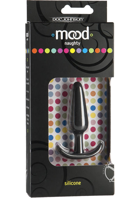 Mood Naughty 1 Silicone Anal Plug - Small - Black