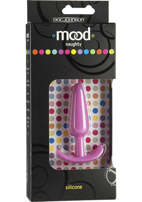 Mood Naughty 1 Silicone Anal Plug - Small - Pink