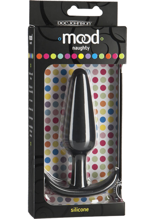 Mood Naughty 1 Silicone Anal Plug - Large - Black