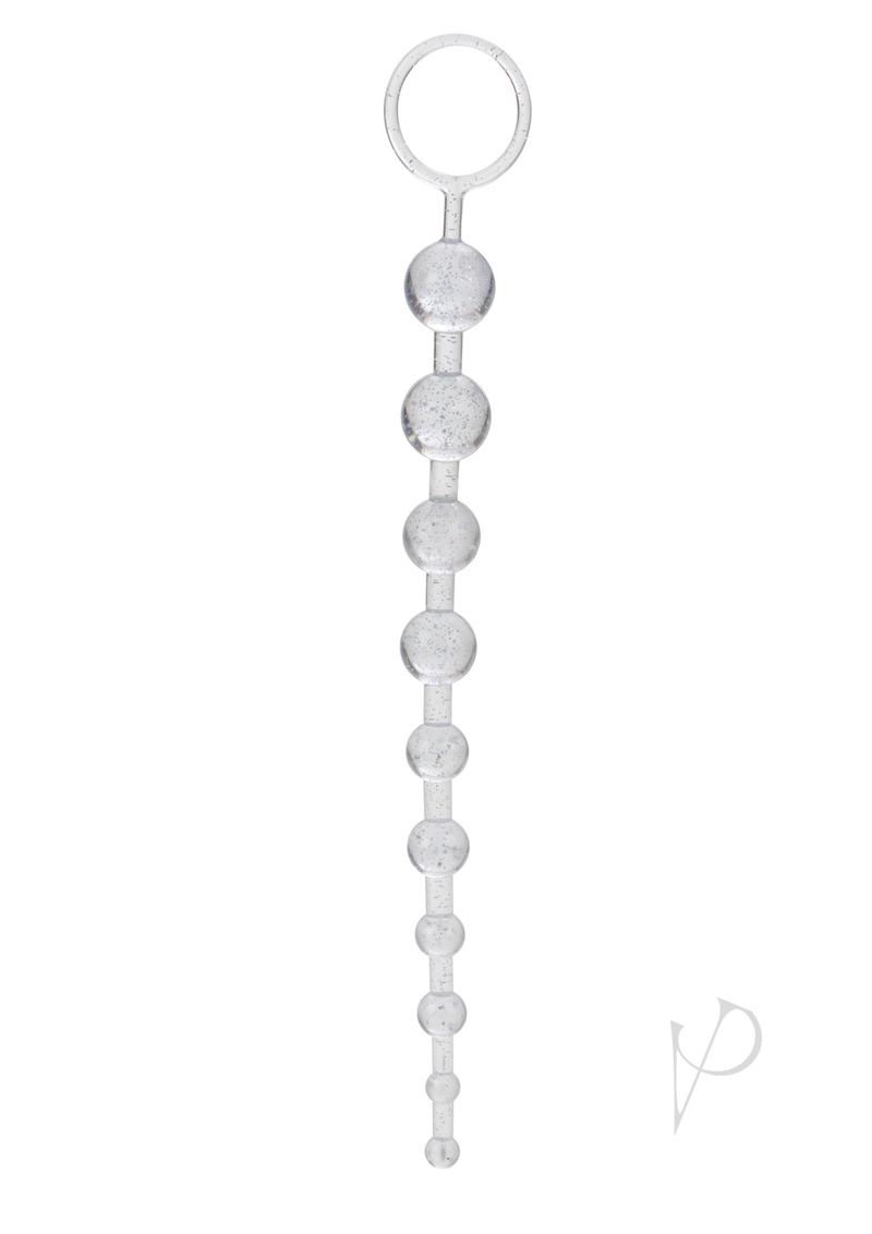 Platinum X 10 Anal Beads - Silver