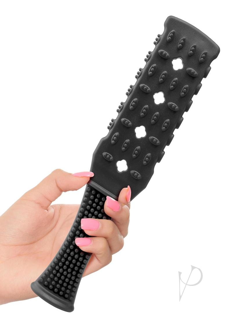 Fetish Fantasy Series Rubber Paddle 10.5in - Black