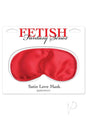 Fetish Fantasy Satin Love Mask Red