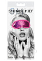 Sex and Mischief Satin Blindfold - Hot Pink