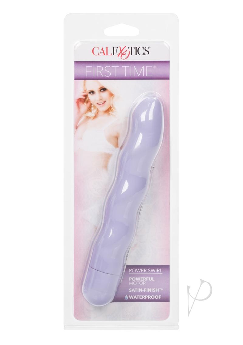 First Time Power Swirl Vibrator - Purple