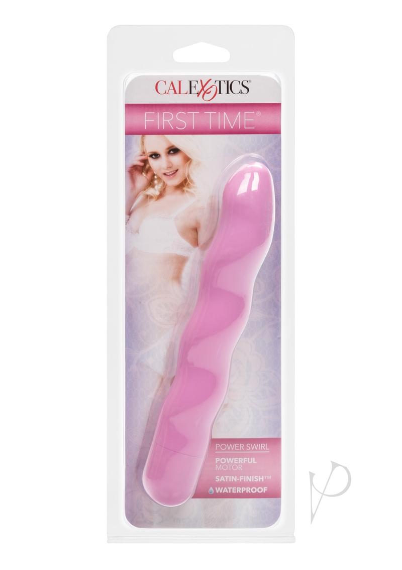 First Time Power Swirl Vibrator - Pink