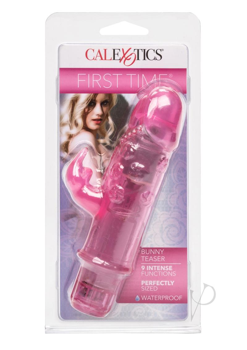 First Time Bunny Teaser Vibrator Waterproof Pink