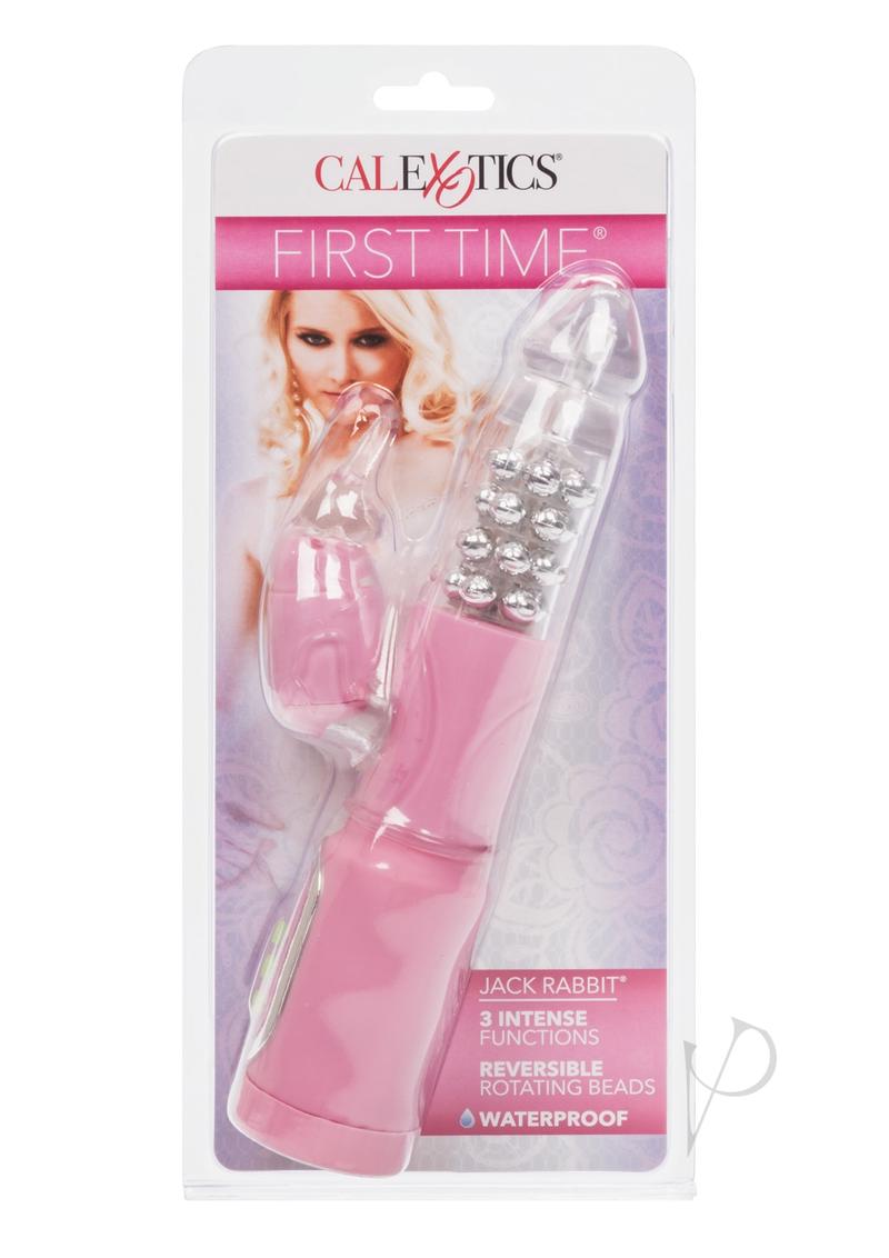 First Time Jack Rabbit Vibrator - Pink