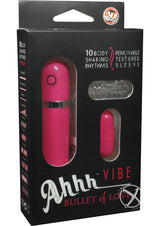 Ahhh Vibrating Bullet Of Love with Remote Control - Pink