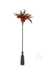 Sex and Mischief Feather Slapper - Black/Red