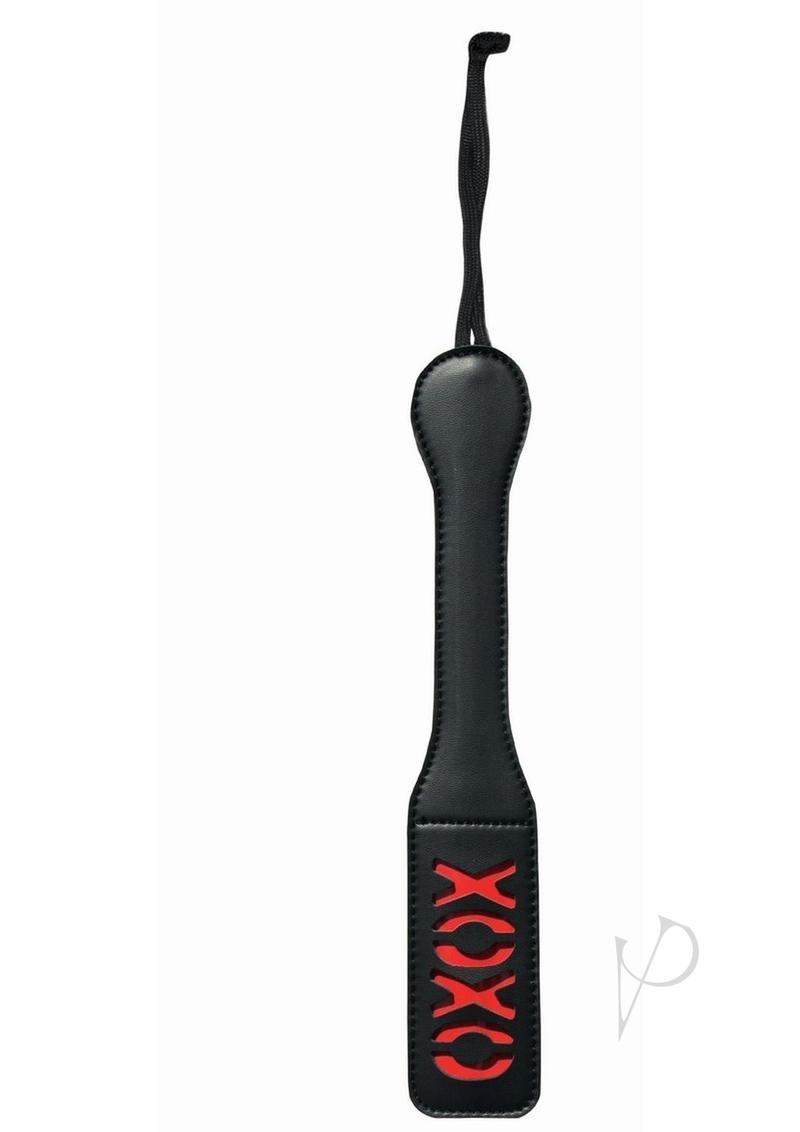 Sex and Mischief XOXO Paddle 12in - Black