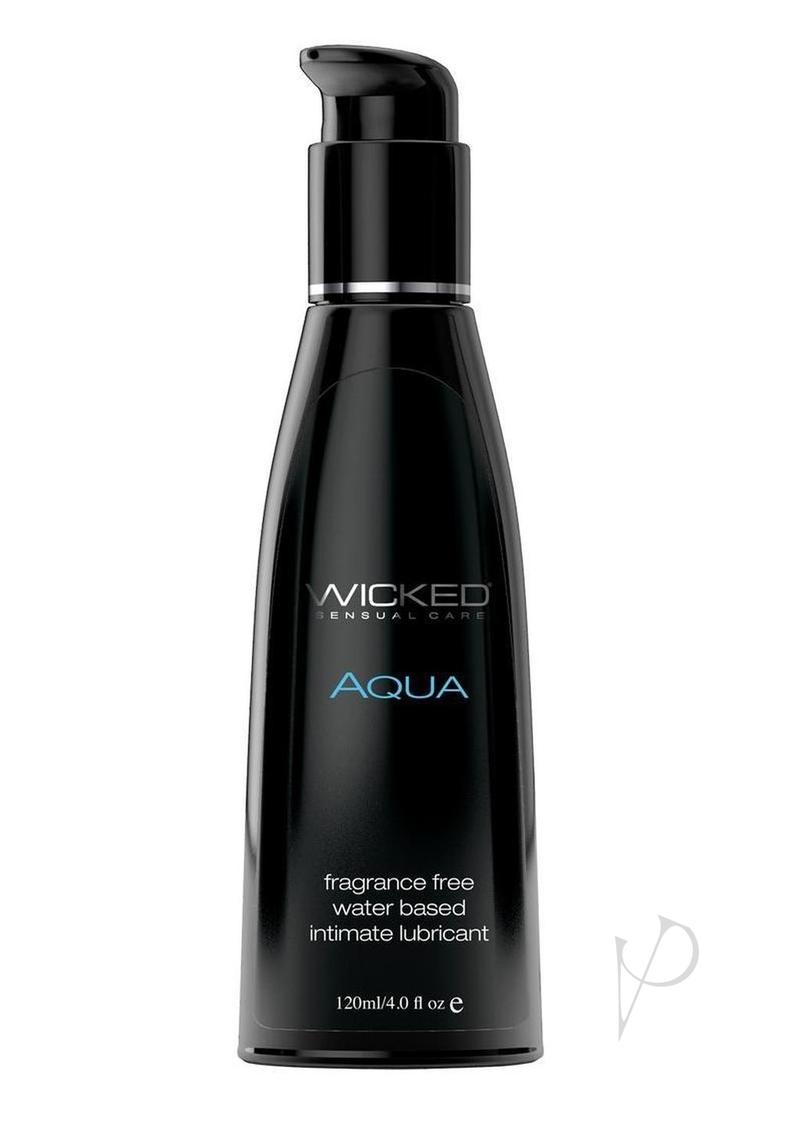 Wicked Aqua Water Based Lubricant Fragrance Free 4oz