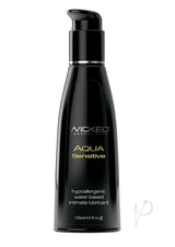 Wicked Aqua Water Based Sensitive Hypoallergenic Lubricant 4oz