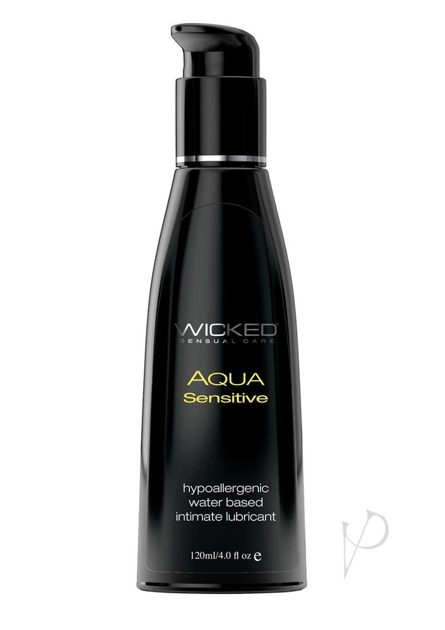 Wicked Aqua Water Based Sensitive Hypoallergenic Lubricant 4oz